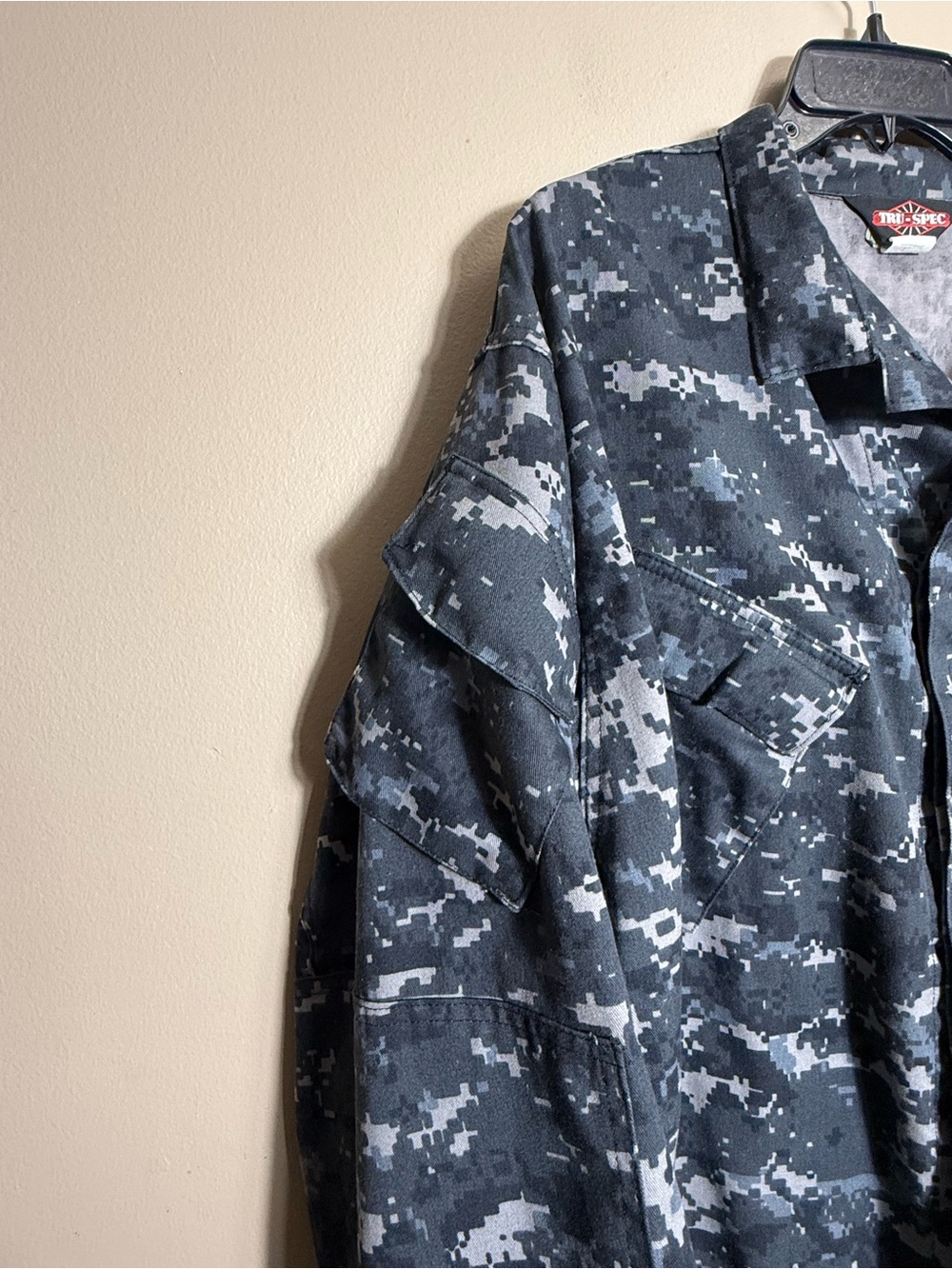 Tru-Spec Digital Camo Tactical Combat Shirt Jacket XL Military BDU ACU - Picture 4 of 12